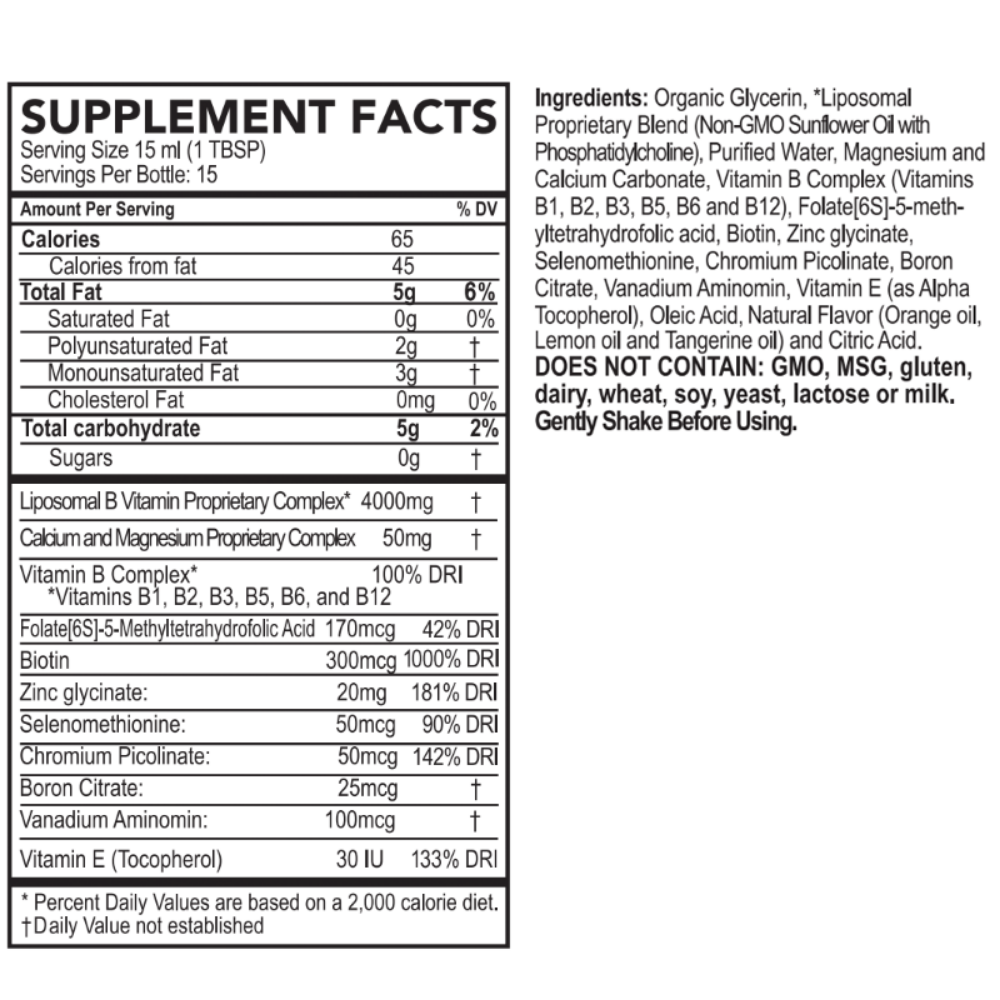 Picture of Micelle Liposomal Active B Complex 8OZ