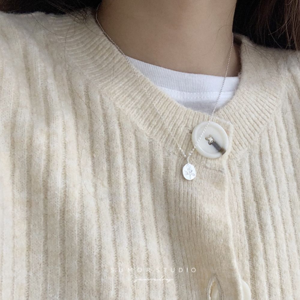 Picture of Tichy Rose necklace (S925) clavicle chain