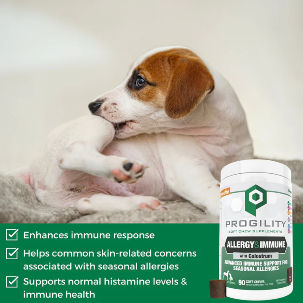 Picture of PROGILITY ALLERGY & IMMUNE SOFT CHEW SUPPLEMENTS FOR DOGS FOR SEASONAL ALLERGY SUPPORT