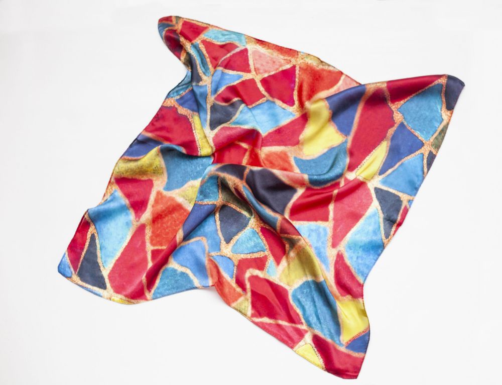 Picture of Silk Small Square Scarf
