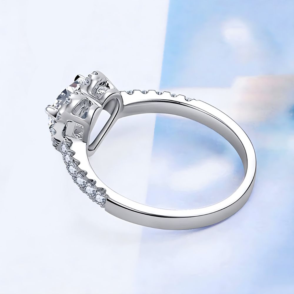 Picture of 925 silver heart-shaped ring