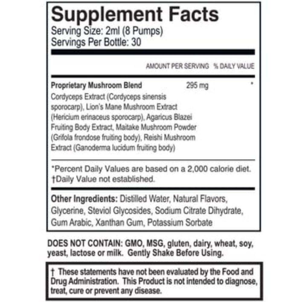 Picture of Nano Liposomal Lion’s Mane 2OZ Bottle